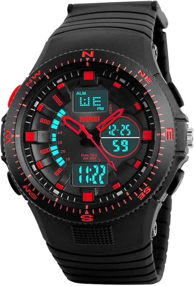Men's Waterproof Watch/Dual Watch/Outdoor Sport Utility