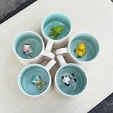 LOZACHE Frog Coffee Mug 12oz 3D Cute Cartoon Handmade Figurine Gift view 5