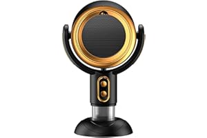 JINTION Puff Hide Purifier Fan, Portable Smokeaway Fan, Removable and Washable Filter for Smoking Indoors BBQ,Hot Pot, Extractor Hood (Gold)