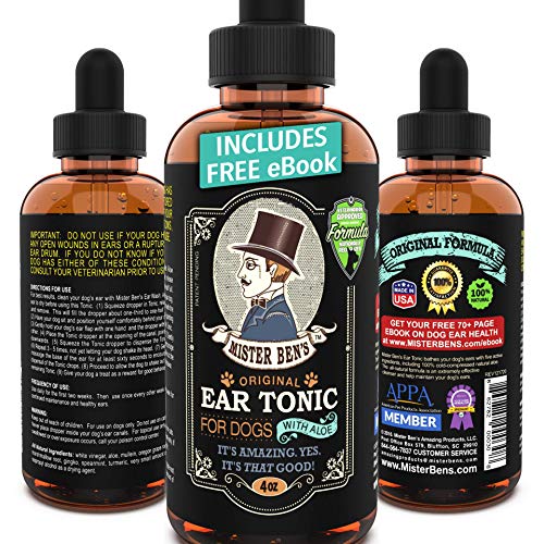MISTER BEN'S Original Ear Tonic W/Aloe For Dogs Most Effective Dog