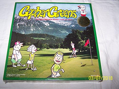 Gopher Greens: The Exciting New Board Game Of Golf 1993