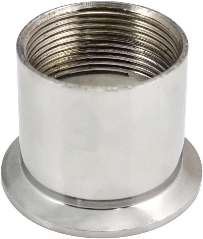 1.5" DN40 Sanitary Female Threaded Pipe Fitting to TRI CLAMP (OD 64mm) Ferrule