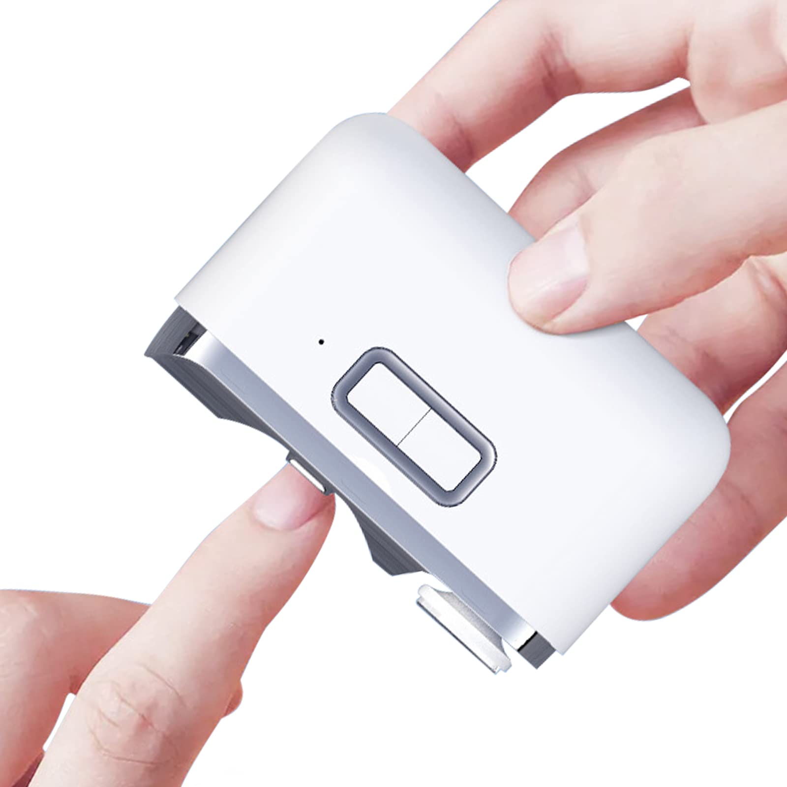Photo 1 of Electric Nail Clipper, with Nail File & Nail Scraps Storage USB Rechargeable Safety Fingernail Trimmer 2 in 1 Manicure Tool for Elderly Adults Children Care Communities, Caregivers, Kids Men Women