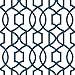 NuWallpaper NU1648 Navy Grand Trellis Peel & Stick Wallpaper, Blue