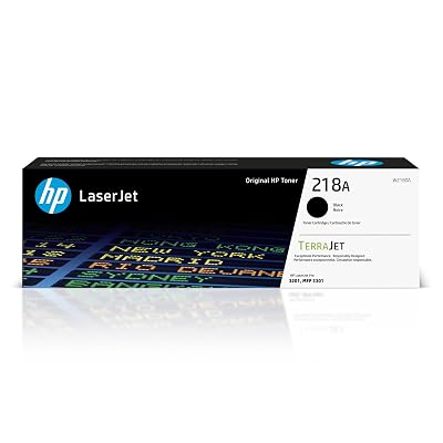 HP 218A Black Toner Cartridge | Works with Color LaserJet Pro 3201, MFP 3301 Series | W2180A