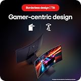 LG UltraGear 27GS60QC 27 inch Curved Gaming Monitor 1440p 180Hz 1ms view 3
