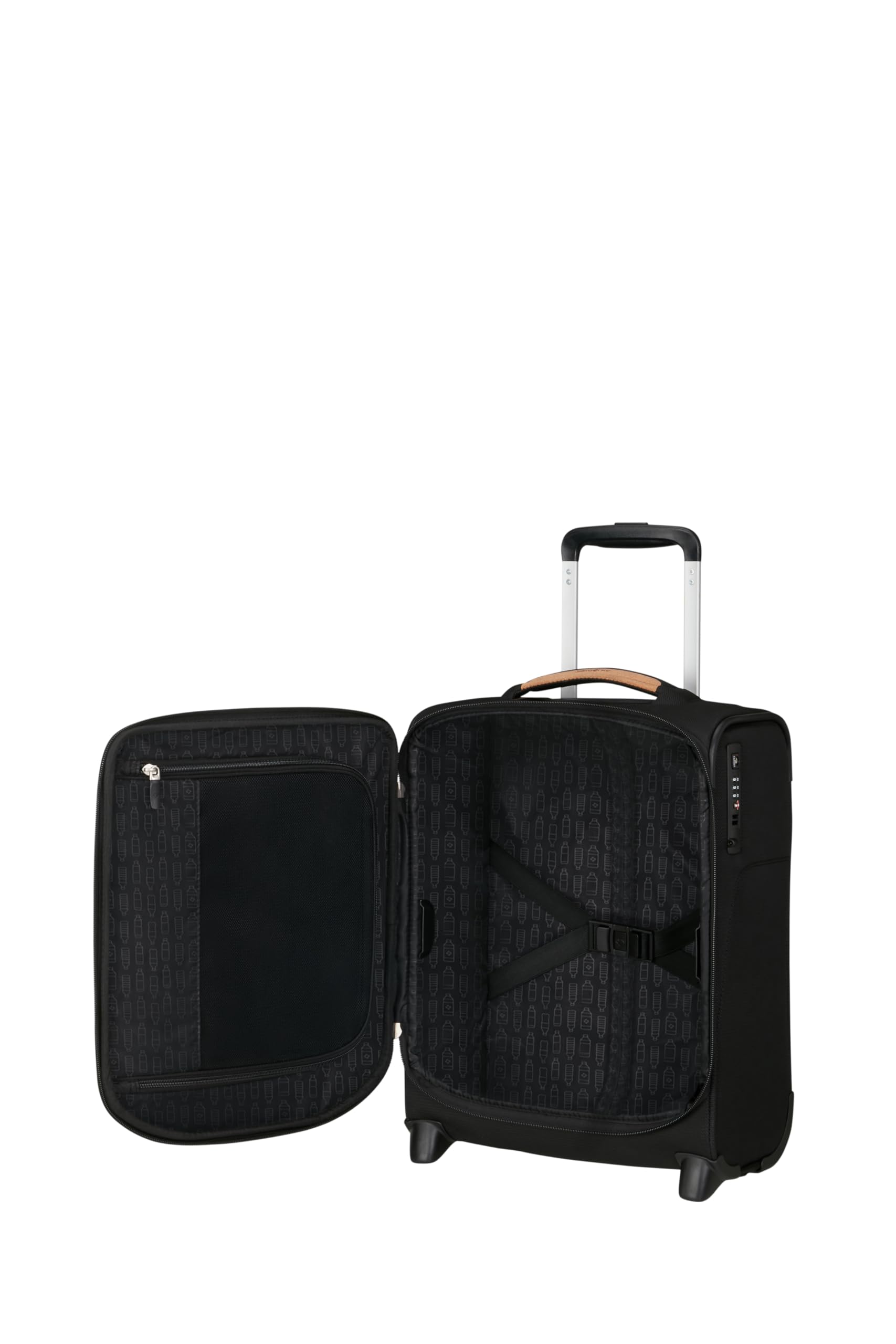 Samsonite Spark SNG ECO - EasyJet Handgepäck, Upright XS, 36 x 45 x 20 cm, 29 L, 2 kg, Flugzeug Kabinentrolley Unterseater - Schwarz (Eco Black) 2