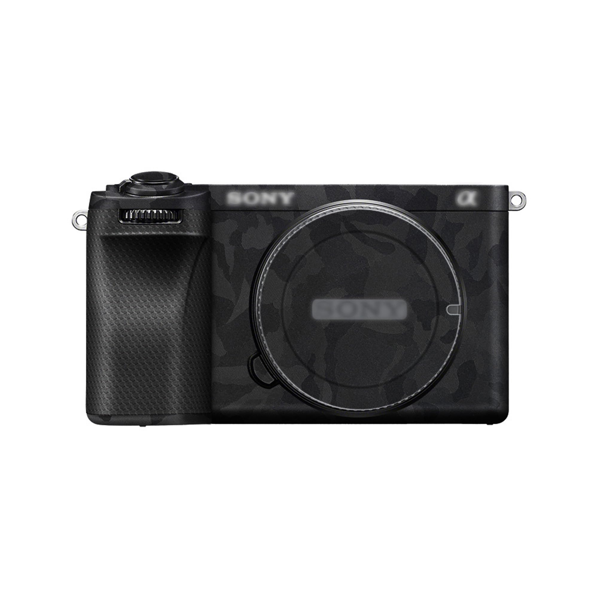 JJC Camera Skin Sticker Body Wrap Protective Cover for Sony A6700 ILCE-6700 Camera - 3M Guard Film Anti-Scratch Decals Shield (Shadow Black)