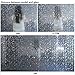bofeifs Non-Adhesive Window Film Cobblestone No-Glue 3D Window Flim for Bathroom or Kitchen,17.7x78.7 Inch