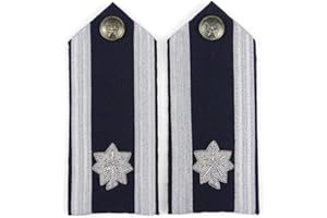 BIAS BESPOKE Pair of USAF Mess Dress Hard Shoulder Boards, Lieutenant Colonel