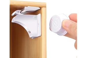 Baby Proofing Magnetic Child Safety Locks for Cabinet Cupboard Drawer Doors 20 Locks 3 Keys