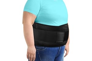 ABACKH Back Brace for Lower Back Pain - Lumbar Support Belt for Women & Men - Relief Back Pain,Lower Back Pain Relief for Herniated Disc, Sciatica, Scoliosis,Lower Back Belt 3XL/4XL(45"-53")