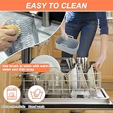 YQL Silicone Air Fryer Liner for Ninja/Tower/Instant Vortex 2PCS Grey view 7