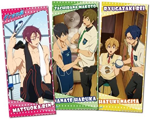 Free! Slim Poster Set Makoto Tachibana Haruka Nanase Rin Matsuoka Nagisa Hazuki Rei Ryugazaki