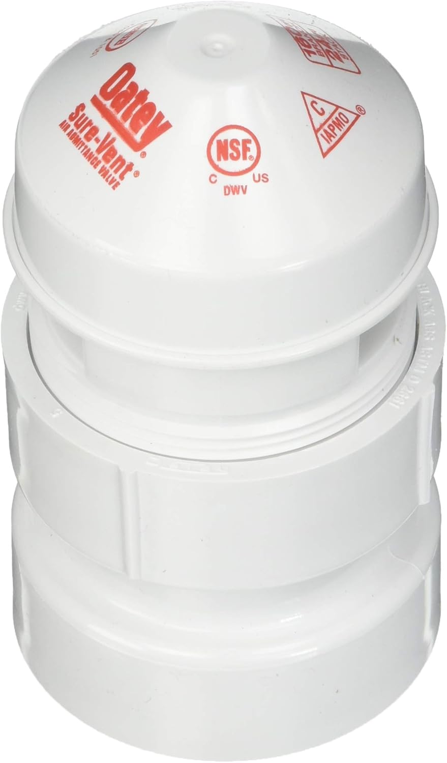 OATEY 1.5" – 2" 20 DFU SURE-VENT AAV With 1-1/2” X 2” PVC Schedule 40 Adapter