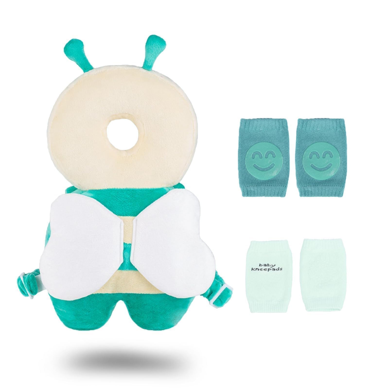 VBNZBK Baby Head Protection Pillow Backpack, Adjustable Safety for Crawling and Walking, Ideal for 4-24 Months