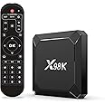 Android TV Box 13.0, X98K Android Box RK3528 with 4GB RAM 32GB ROM Bluetooth 5.0 and 3 USB Ports WiFi 6 8K Resolution HD Support 2.4GHz/5GHz WiFi 6 Android 13 Box for Smart TV 2024