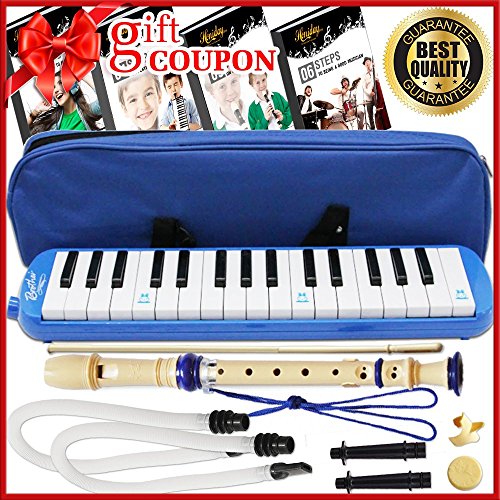 Melodica Keyboard Wind Instrument with Mouthpiece (32Keys) Beginners