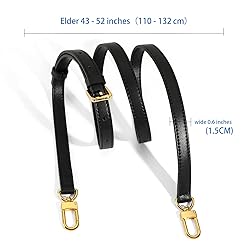 BEUDW Vachetta Leather Adjustable Crossbody Strap
