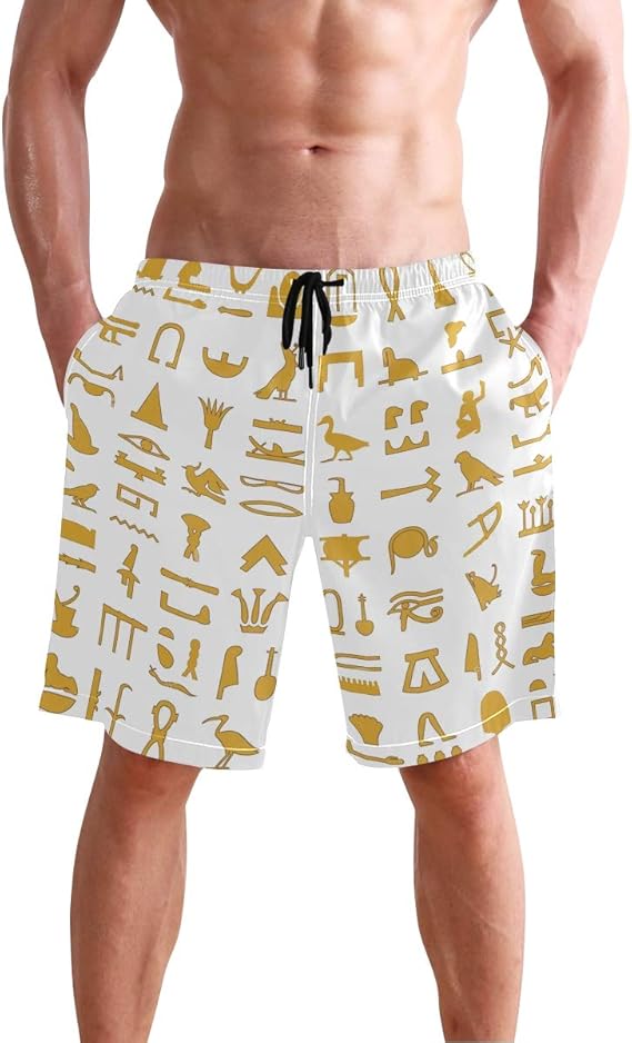 Mens Shorts Ancient Egypt Egyptian Basketball Short Hot Trousers for