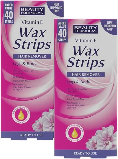Beauty Formulas Vitamin E Cold Wax Strips 40s Pack of 2 – 80 Strips