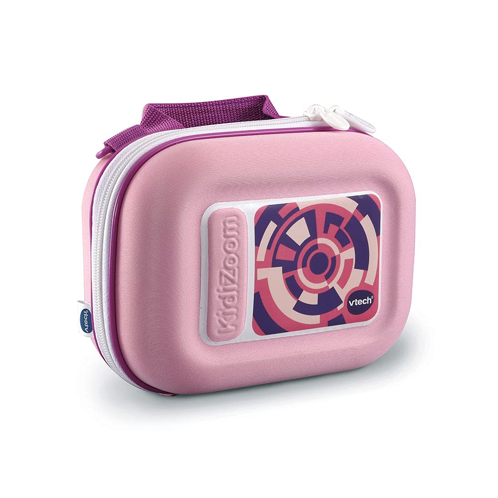VTech Kidizoom Camera Case, Portable Hard Case Children, Accessories Kids Digital Camera, Suitable Girls And Boys From 3, 4, 5+ Year Olds, Pink