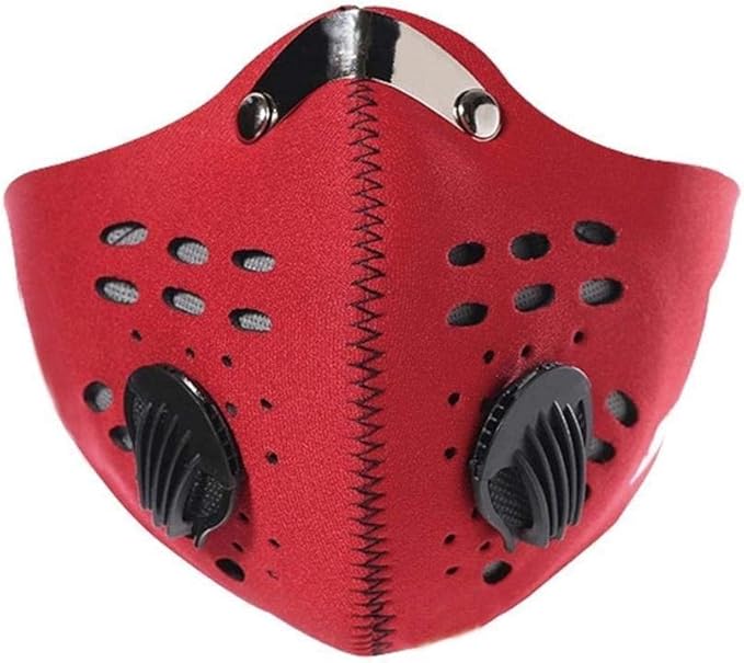 Staubmaske, AntiPollenAllergieMaske aus Netzstoff, atmungsaktiv, zum