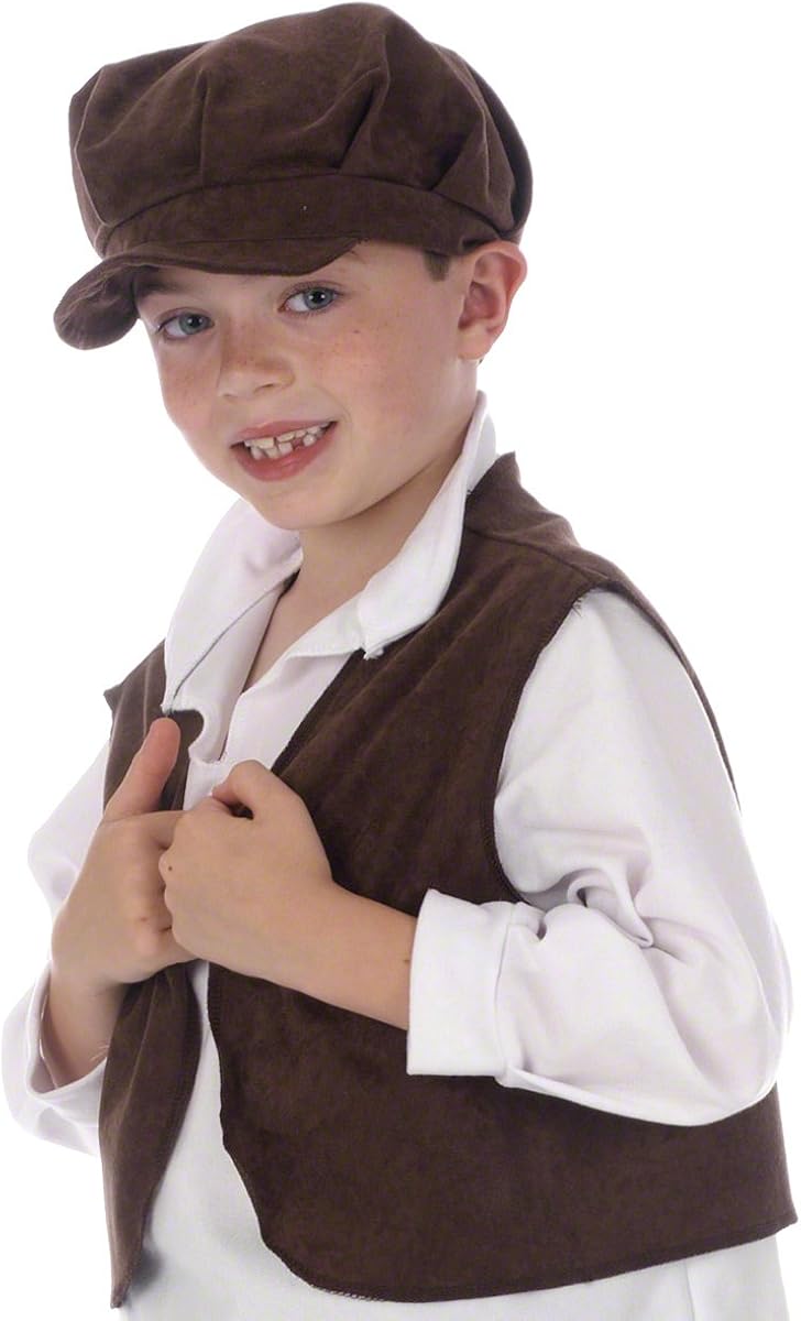 boys flat cap and waistcoat
