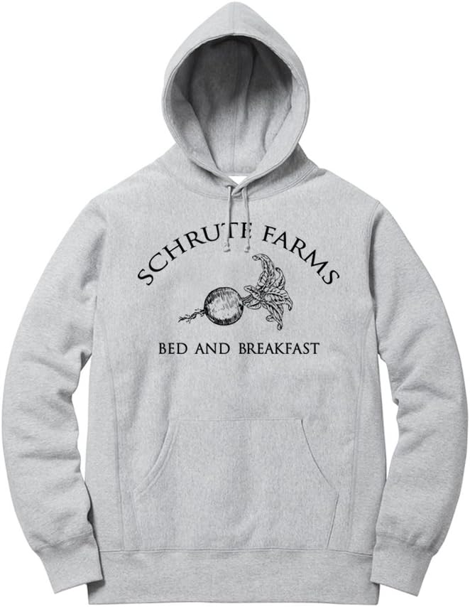 The Best Schrute Farms Beets Bed and Breakfast T Shirt Sweatshirt (Extra Large, Hood Grey)