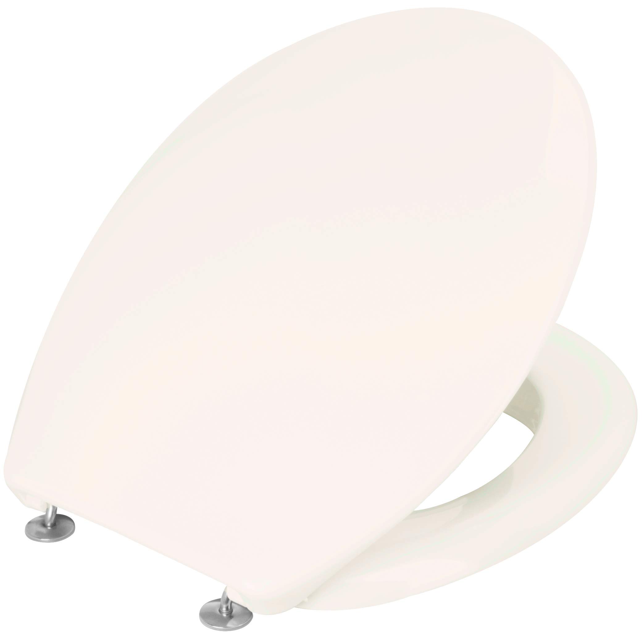 Cornat Cetina KSCET23 Toilet Seat - Simple Look in Pergamon - Easy Care Duroplast - Plain Design Fits in Any Bathroom/Toilet Seat/Toilet Lid — image 1