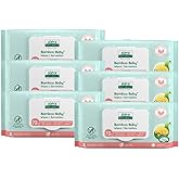 Aleva Naturals Bamboo Baby Sensitive Wipes- Natural and Organic Formula, Hypoallergenic, Biodegradable, Extra Strong and Ultr