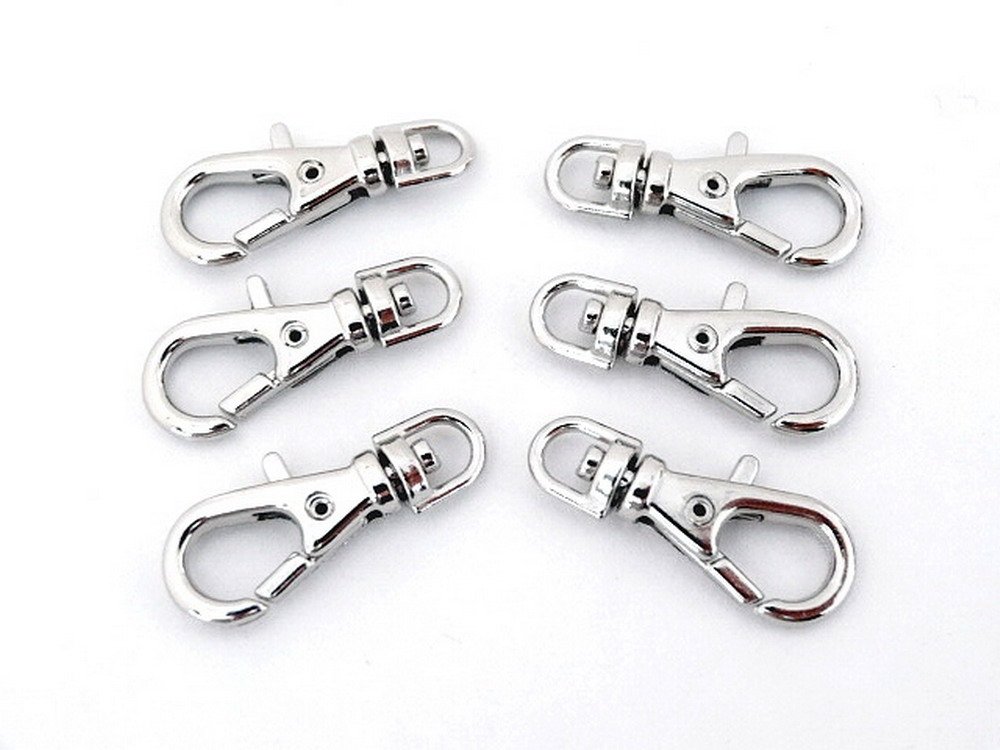 Metal Mini Swivel Clasps Lanyard Snap Hook Lobster Claw Clasp J... Free