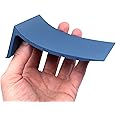 Teak Tuning Fingerboard Poly Launch Kicker Ramp - 4.5" Long, 3" Wide, 1.5" Tall - Fingerboard Obstacle in Blue Steel Colorway