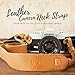 b.still Leather Camera Neck Strap - Shoulder Straps for Film Mirrorless DSLR + Lens Bag