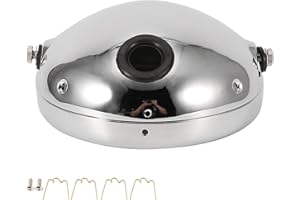 7 Inch Iron Motorcycle LED Headlight Housing Cover, Round Headlamp Shell for 7" Motorcycle Lamp, Durable Metal Headlight Cove