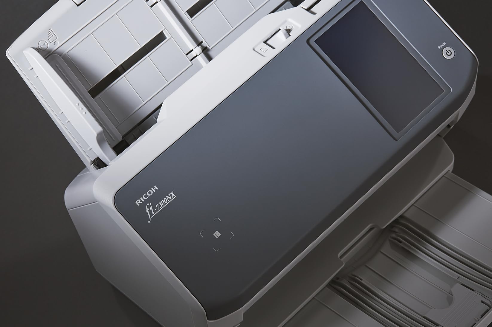 RICOH fi-7300NX Professional Network Enabled Document Scanner with Color Touchscreen