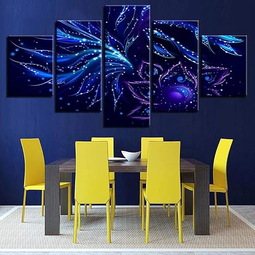 Pintura De Pared Creativa 5 Piezas Arte De La Pared Universo