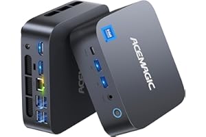 ACEMAGICIAN ACEMAGIC Mini Gaming PC, Intel Cere i9 13900HK 32GB RAM 1TB SSD (14C/20T) up to 5.4GHz USB4/HDMI/DP/Wifi 6E 2.5G LAN,Mini PC Windows 11 pro Small Computers Desktop Beat i9 12900HK/7840HS/6800H