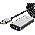 WEme USB 3.0 Active Extension Cable, 32 Feet 10 Meter USB 3.0 Extender Cord for Oculus VR, Xbox 360 Kinect, PlayStation with 