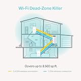 TP-Link Deco M3 Whole Home Mesh WiFi System 3-Pack Wall Plug Extender 3500 Sq Ft view 2