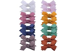 Baby Hair Clip Little Jojo Hair Bows Baby Girls Hair Barrettes for Toddlers Infants Kids Snap Hair Clips in Fringe Banngs