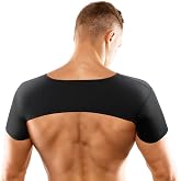 EXCEART Double Shoulder Support Brace | Lightweight Compression Shoulder Sleeve for Sports | Sport Pads for Men (L)