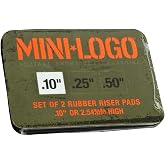 Mini Logo .10" Rubber Skateboard Riser Pads - 2 Pack