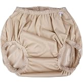 GaryWear Active Brief Adult Diaper Covers, Trim Fitting Discrete Waterproof Pant. Uni-Sex, Breathable, Quiet, Reusable &amp; Washable Incontinence Under Garments - X-Large, Latte