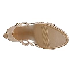Naturalizer Womens Baylor Strappy Cutout Platform