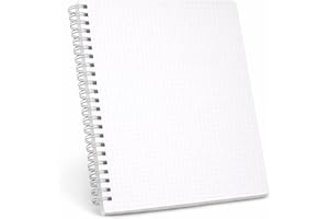 Large A4 Dotted Journal – 8.3×11.5 in Spiral Notebook, 5 mm Dot Grid, 80 GSM 160 Pages, Minimal Design Flat‑Lay Binding for B