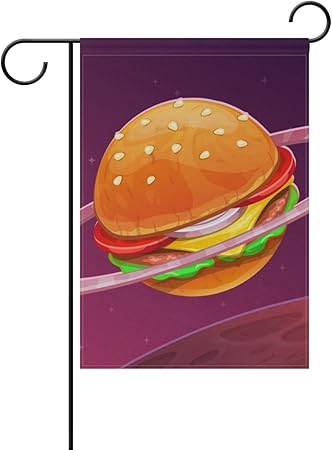 Amazon Com Cooper Girl Cartoon Burger Planet Decorative Garden