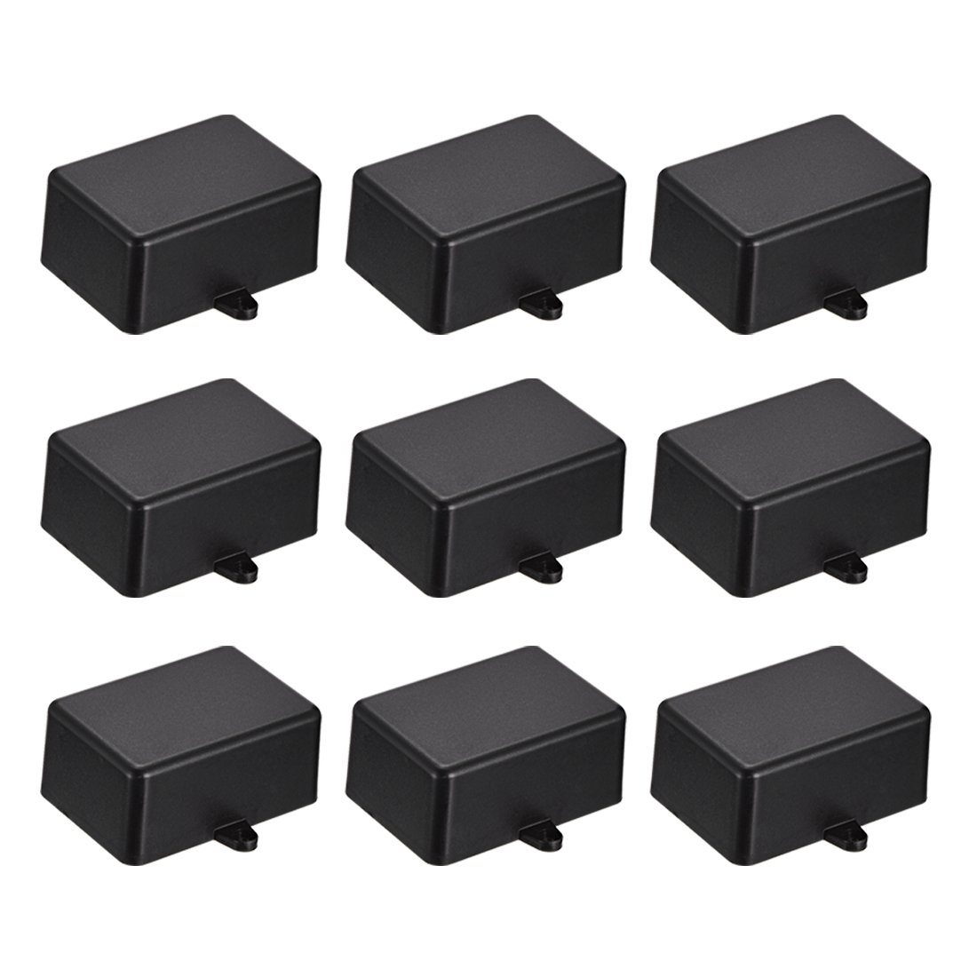 Sourcingmap 9Pcs 51 x 35 x 23mm Electronic Plastic DIY Junction Box Enclosure Case Black