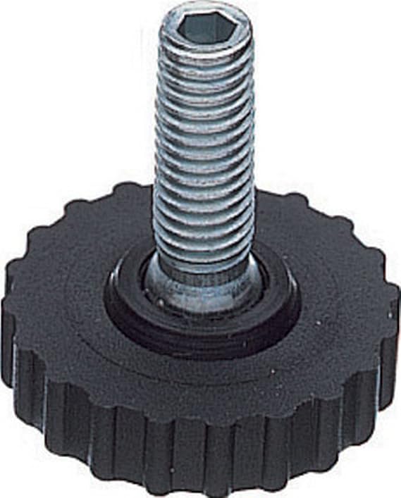 M8 adjustable foot for furniture and cupboards 30mm diameter foot