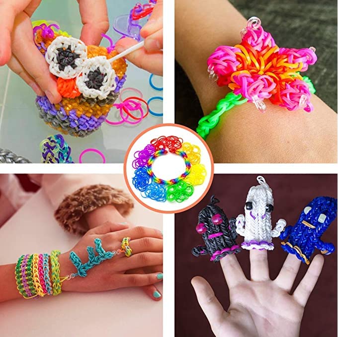 YITOHOP 12080+ Loom Bands Kit, Rubber Bands for Bracelet Making Kit, DIY Art Craft Loom Bracelet Kit,2026 Creativity Birthday Gift Ideal Christmas Gifts